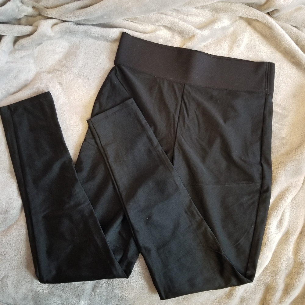 Black Contemporary Stylized Leggings Medium